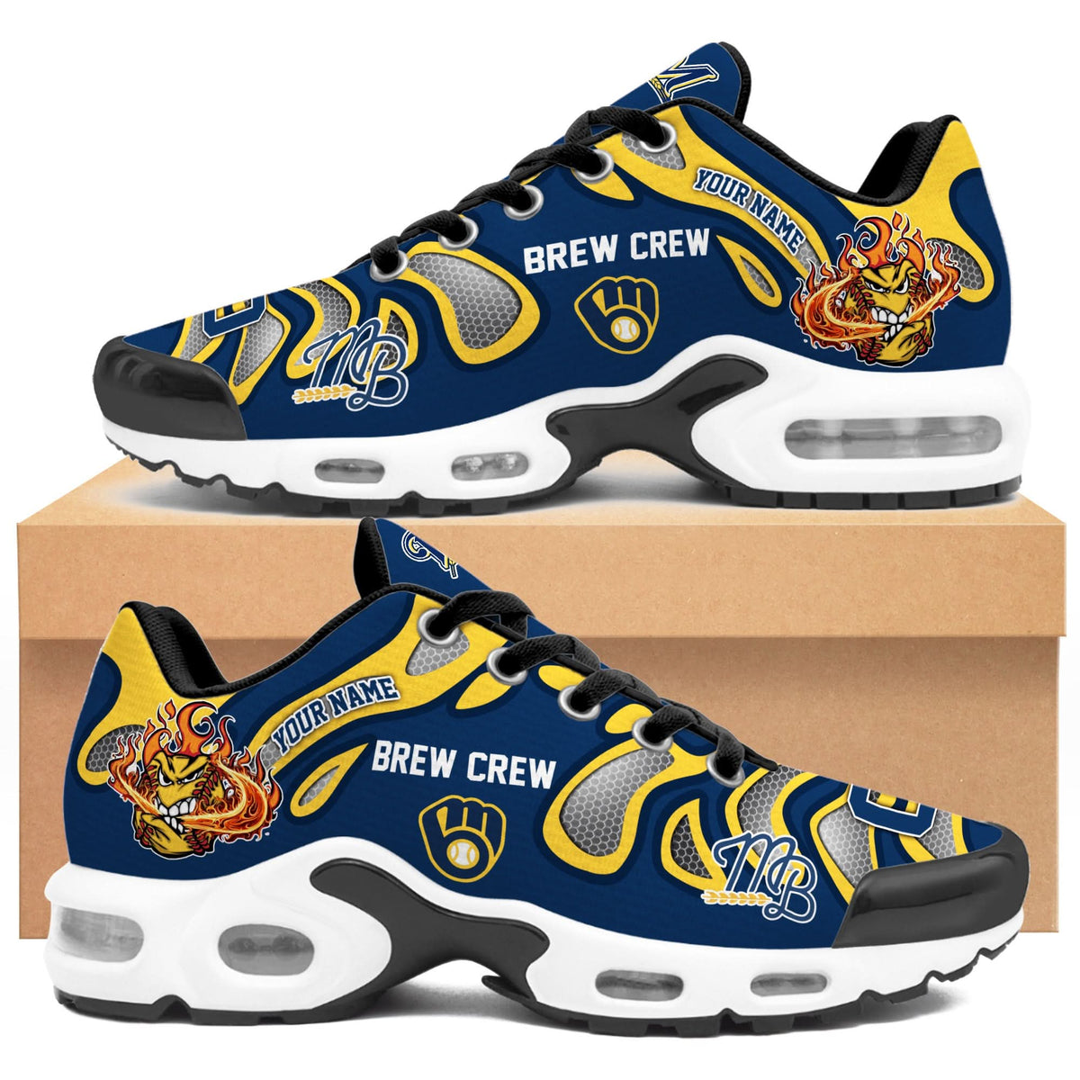 Milwaukee Brewers | Personalized Air Max Shoes Limited Edition