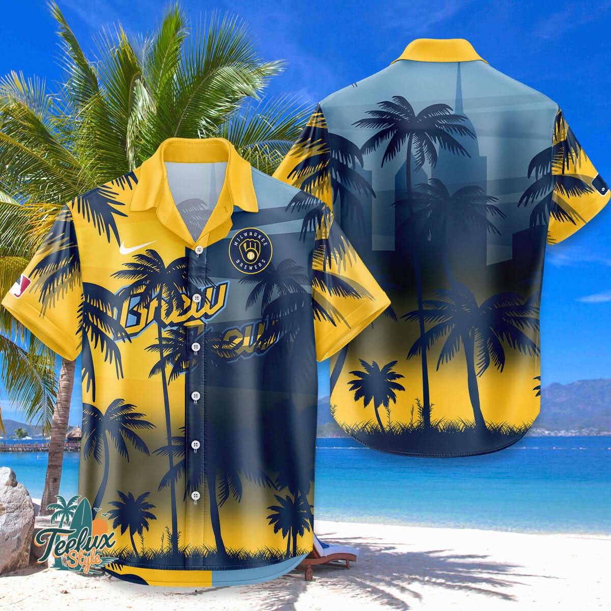 Milwaukee Brewers | MH MLB Hawaiian Shirt 5