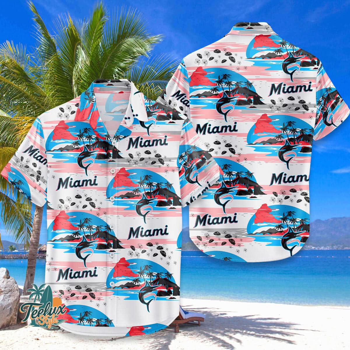 Miami Marlins | MH MLB Hawaiian Shirt 9