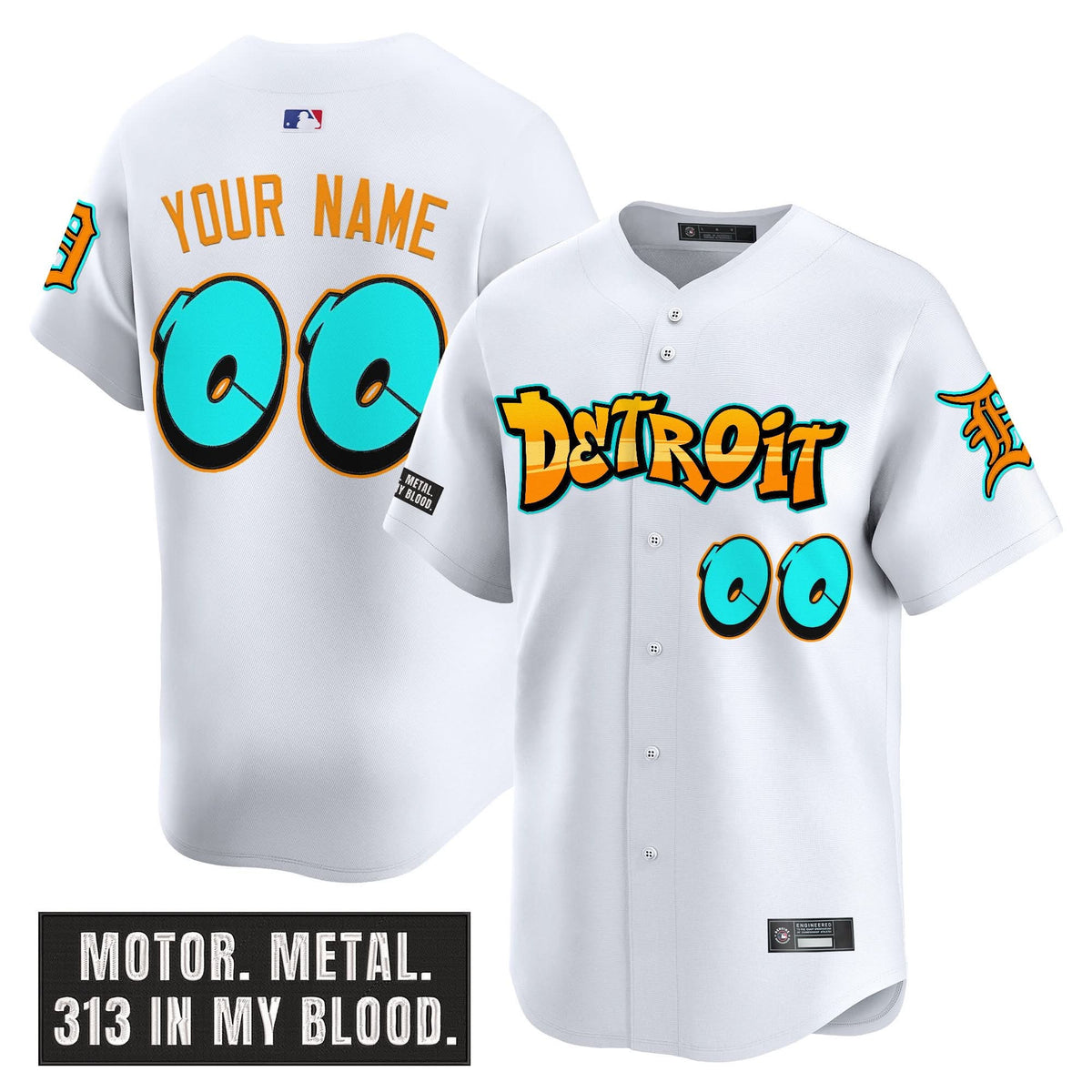 Detroit Tigers Custom Jersey All Stitched - PLDT1270