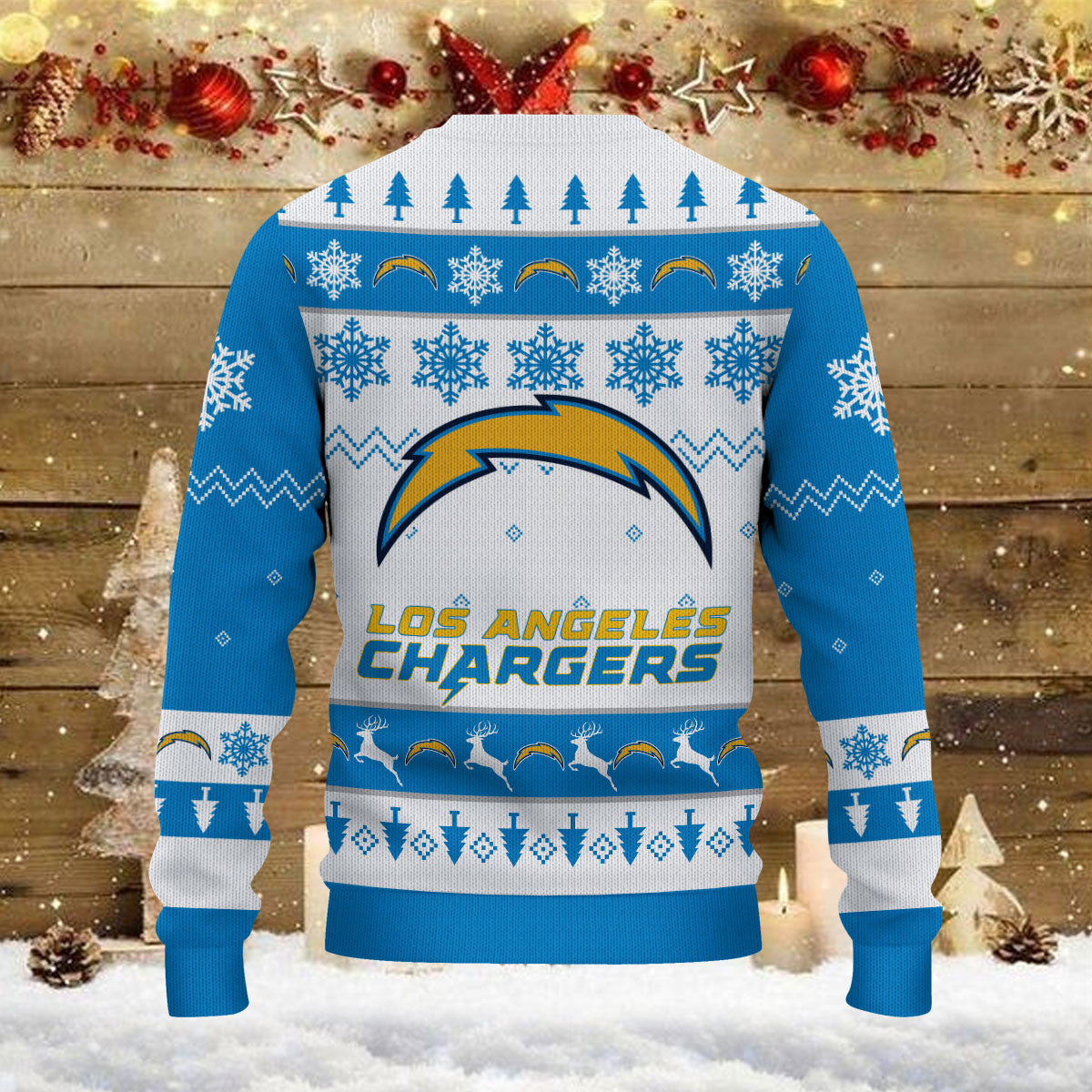 Los Angeles Chargers Ugly Sweater - Christmas Gift 1017