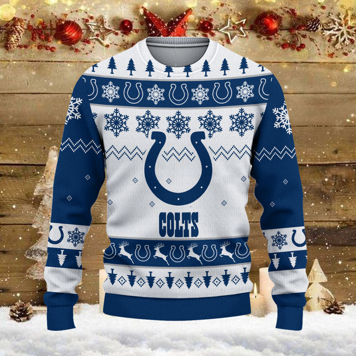 Indianapolis Colts Ugly Sweater - Christmas Gift 1014
