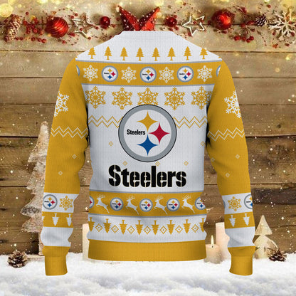 Pittsburgh Steelers Ugly Sweater - Christmas Gift 1027