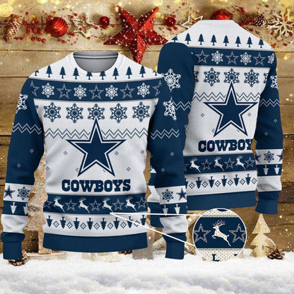 Dallas Cowboys Ugly Sweater - Christmas Gift 1009