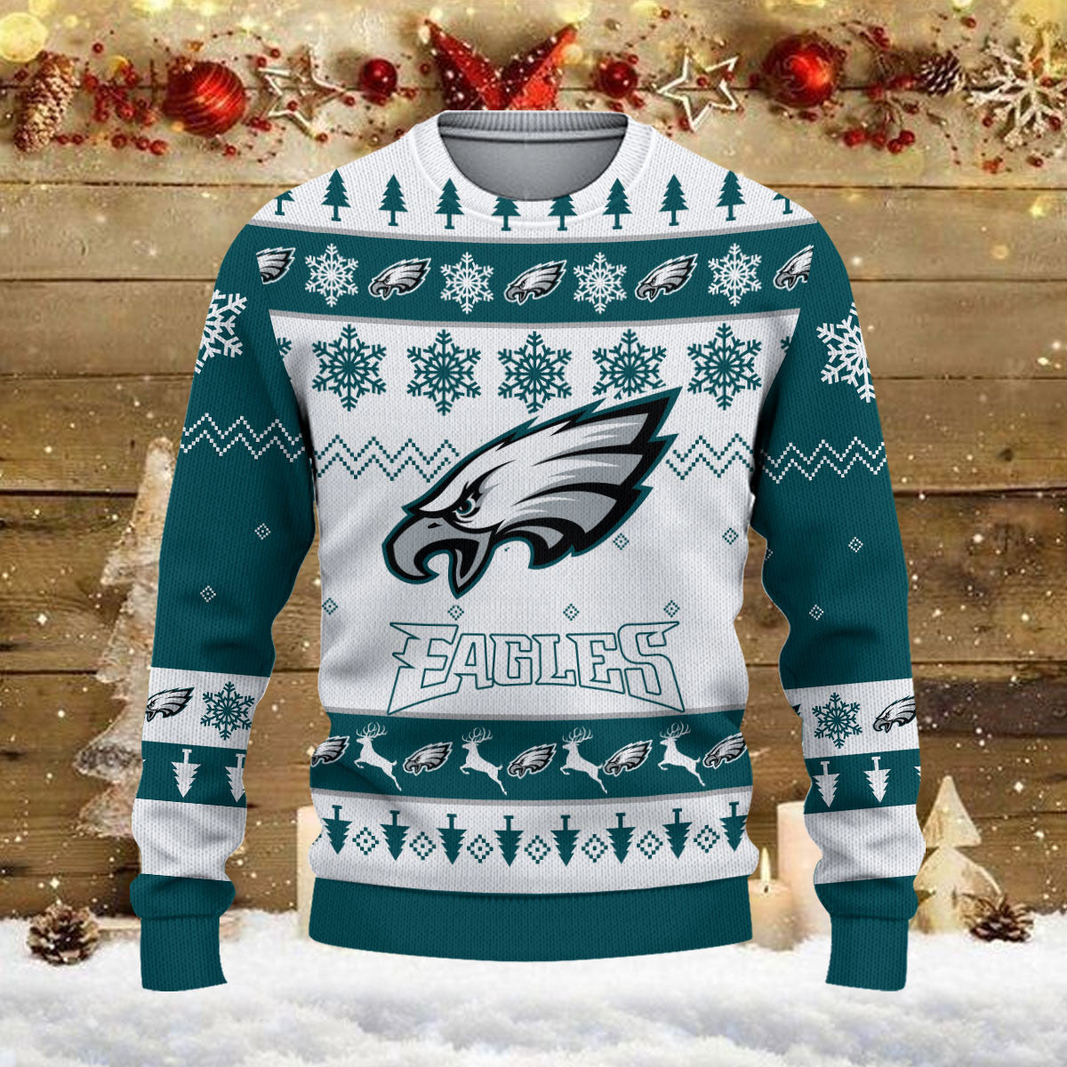 Philadelphia Eagles Ugly Sweater - Christmas Gift 1026