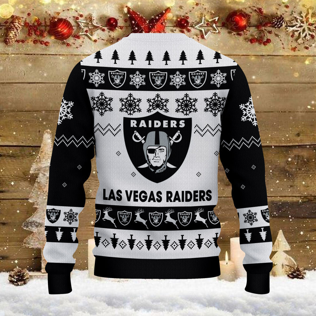 Oakland Raiders Ugly Sweater - Christmas Gift 1025