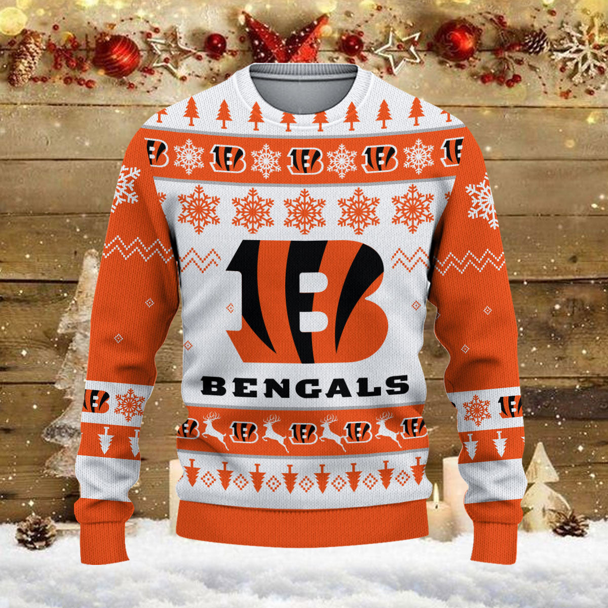 Cincinnati Bengals Ugly Sweater - Christmas Gift 1007