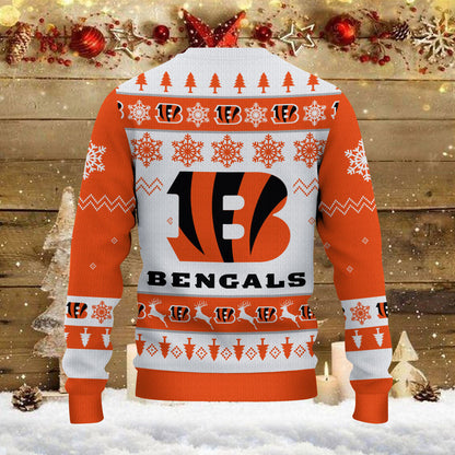 Cincinnati Bengals Ugly Sweater - Christmas Gift 1007