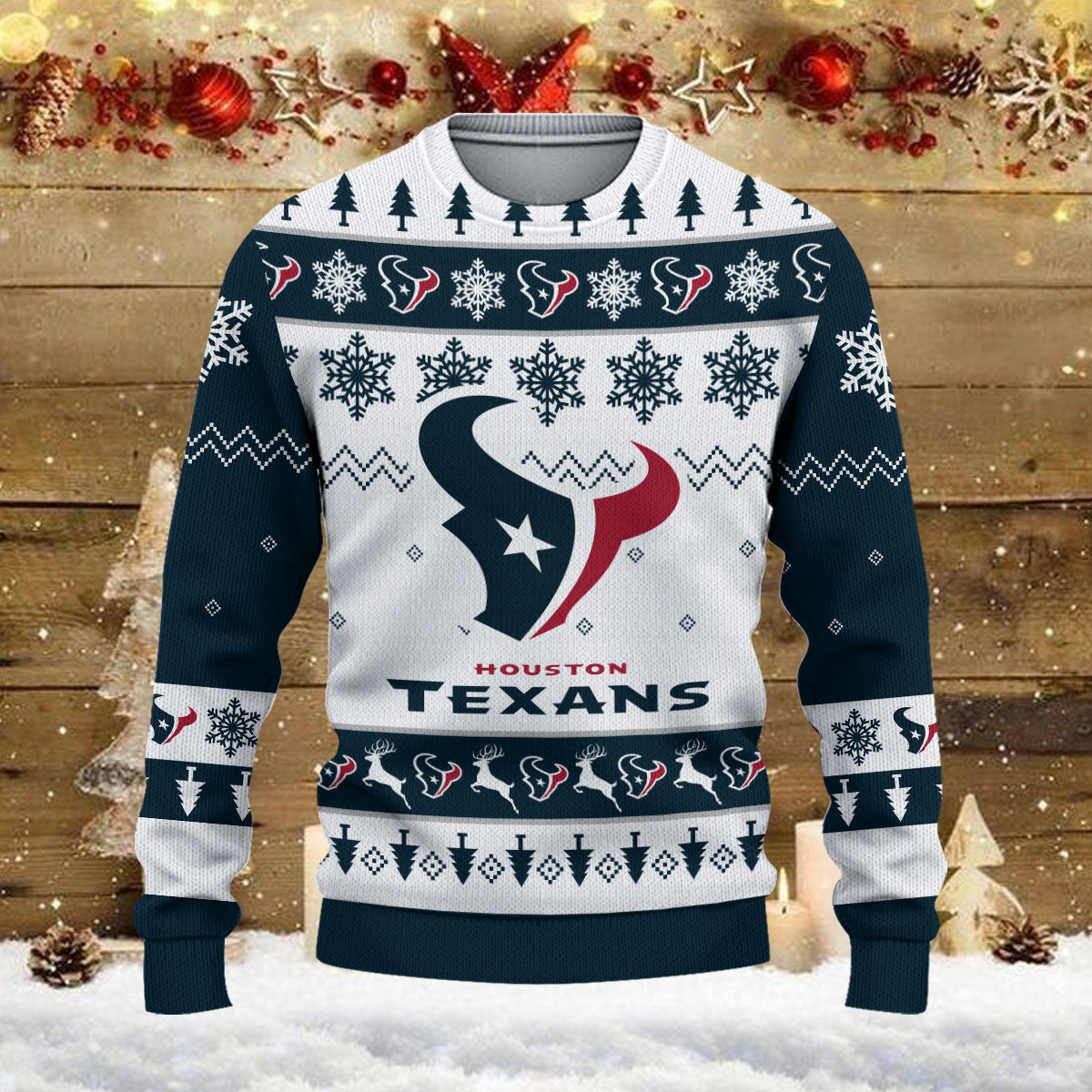 Houston Texans Ugly Sweater - Christmas Gift 1013