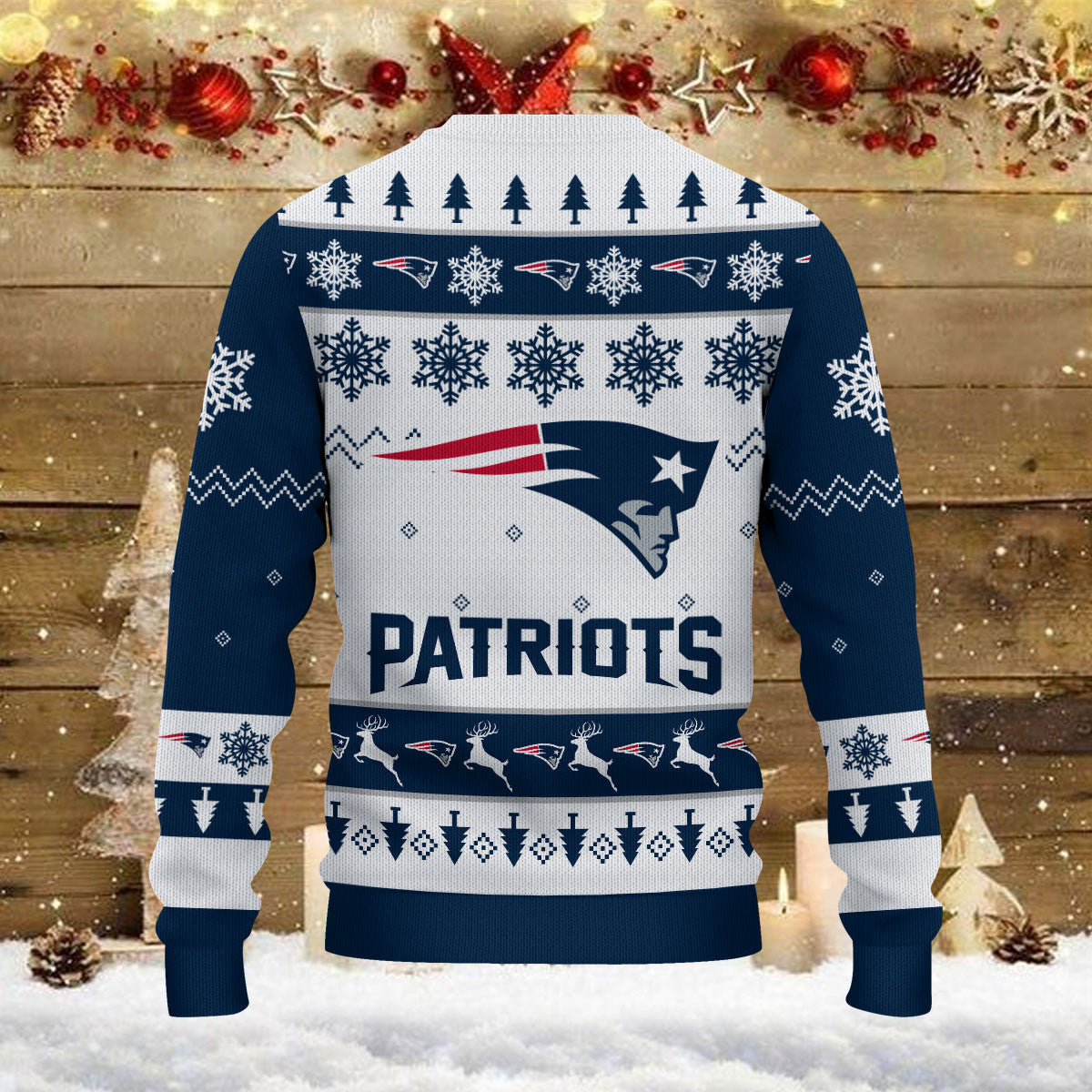 New England Patriots Ugly Sweater - Christmas Gift 1021