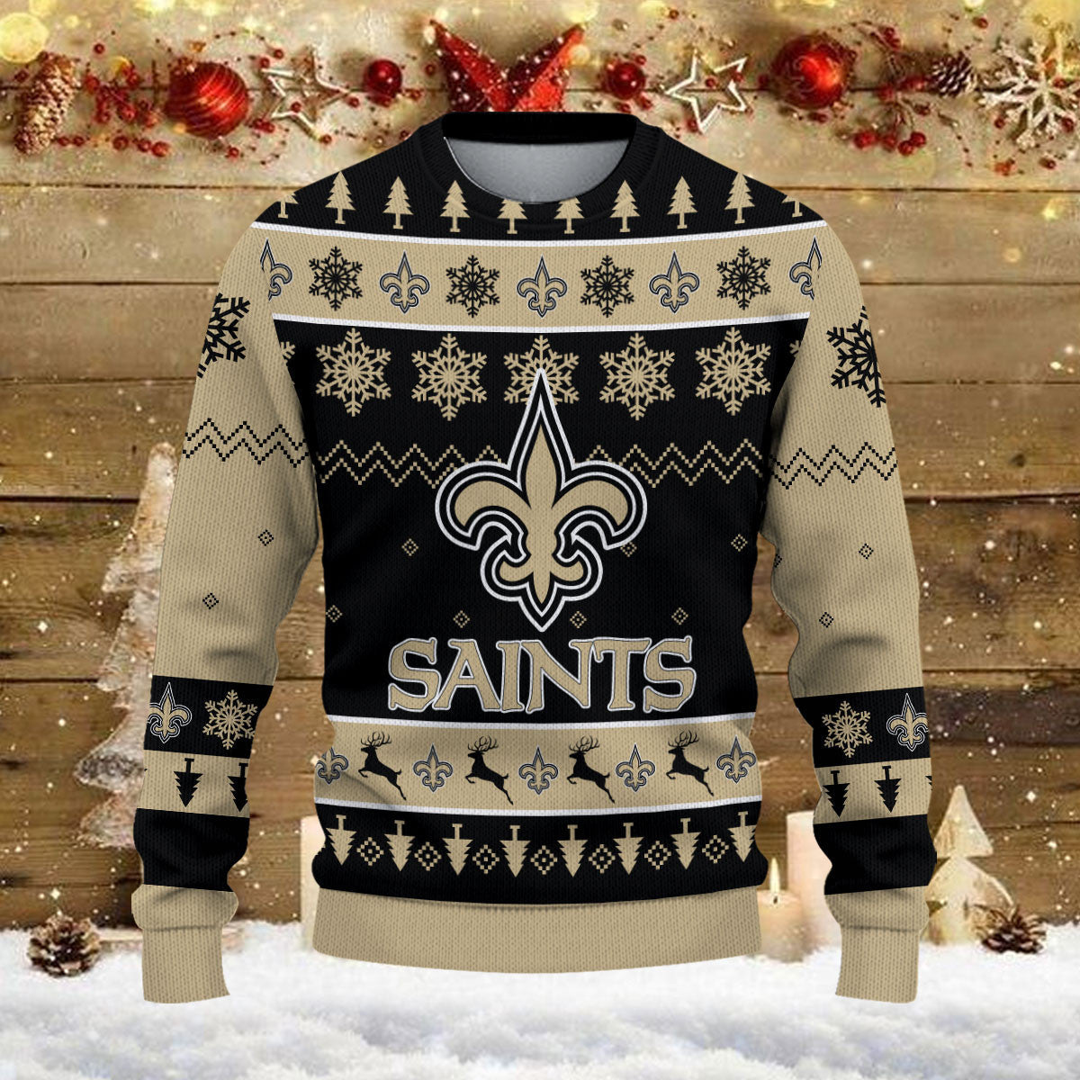 New Orleans Saints Ugly Sweater - Christmas Gift 1022