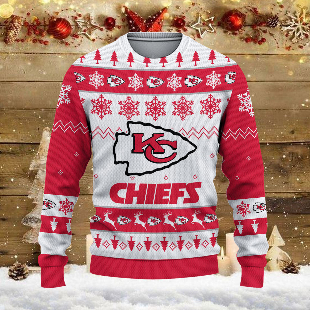 Kansas City Chiefs Ugly Sweater - Christmas Gift 1016