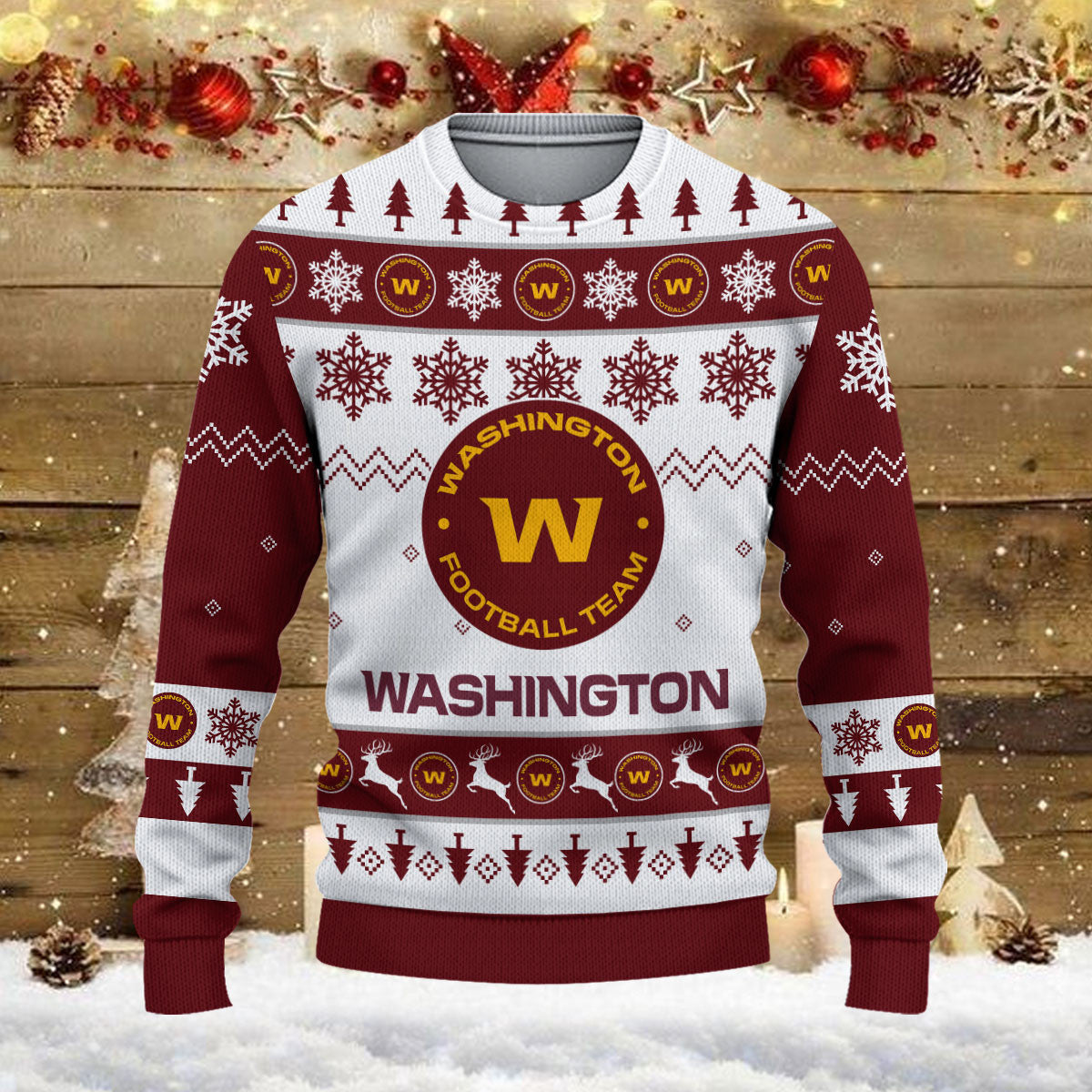 Washington Commanders Ugly Sweater - Christmas Gift 1032