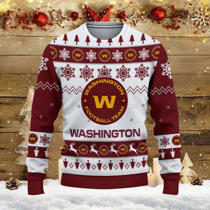 Washington Commanders Ugly Sweater - Christmas Gift 1032