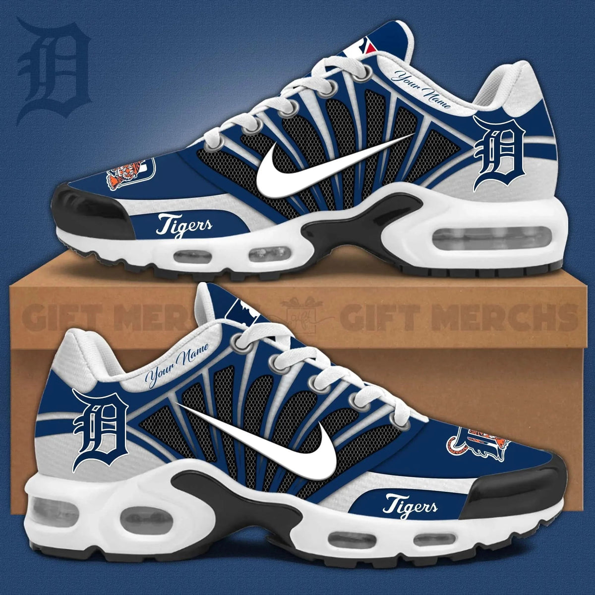 Detroit Tigers Customized Premium Sport Shoes
