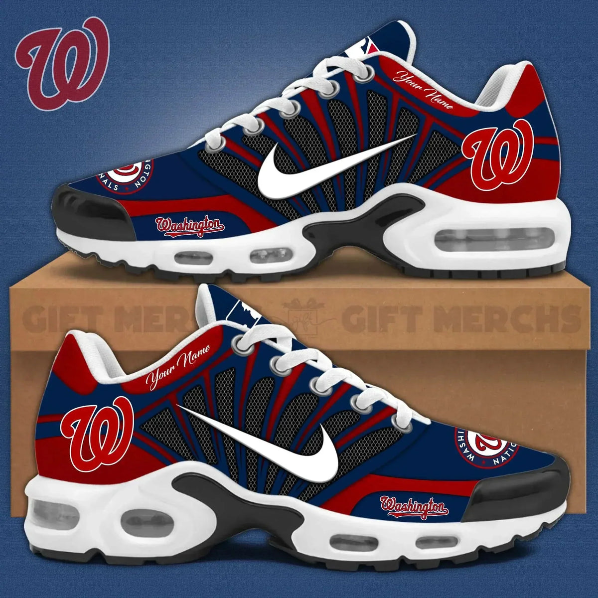 Washington Nationals Customized Premium Sport Shoes