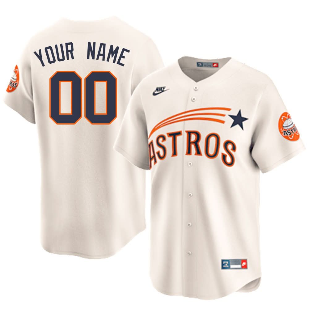 Houston Astros Cooperstown Limited Custom Jersey - All Stitched