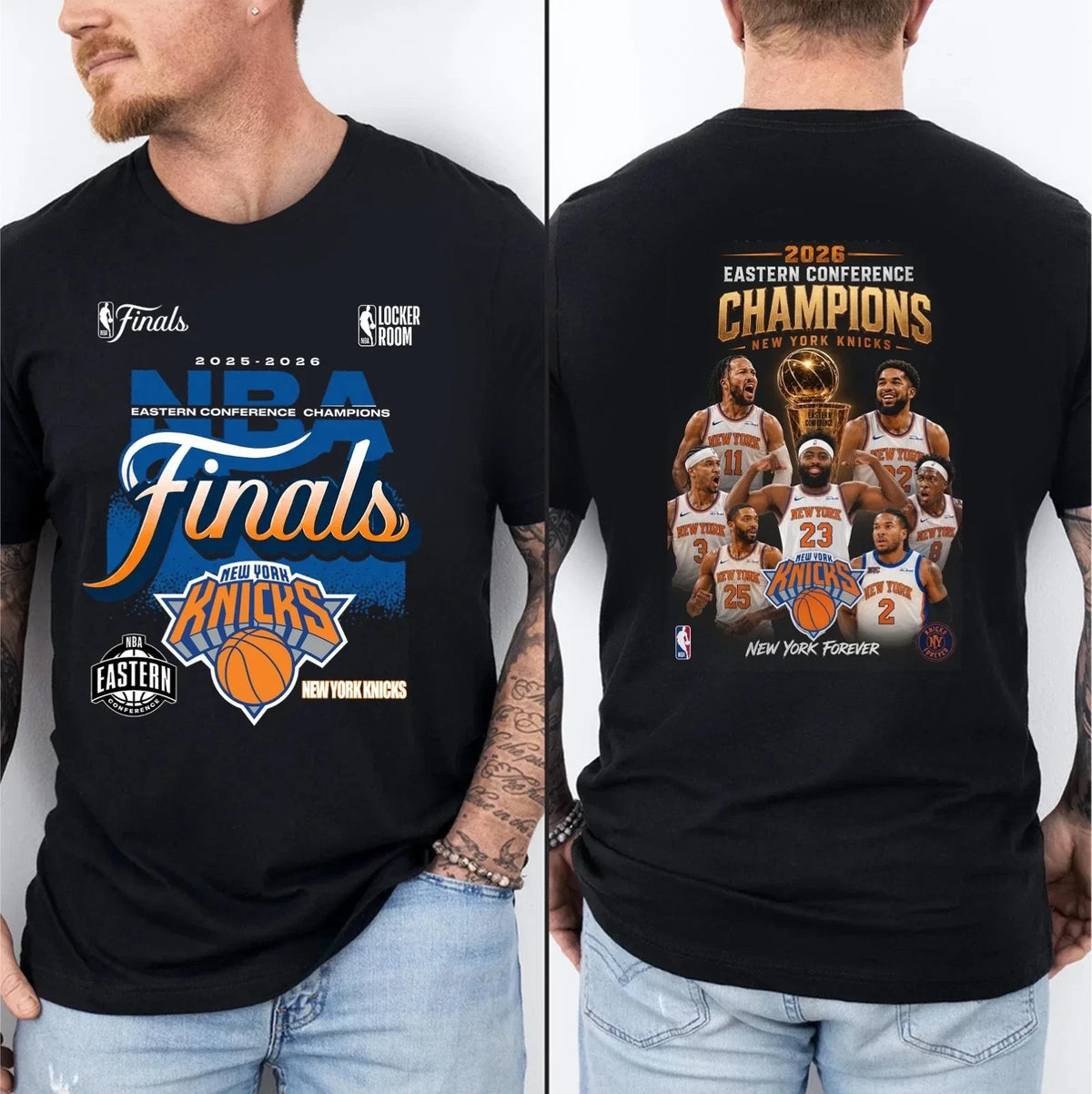 NYK 2026 Basketball  Finals Printed T-Shirt V2