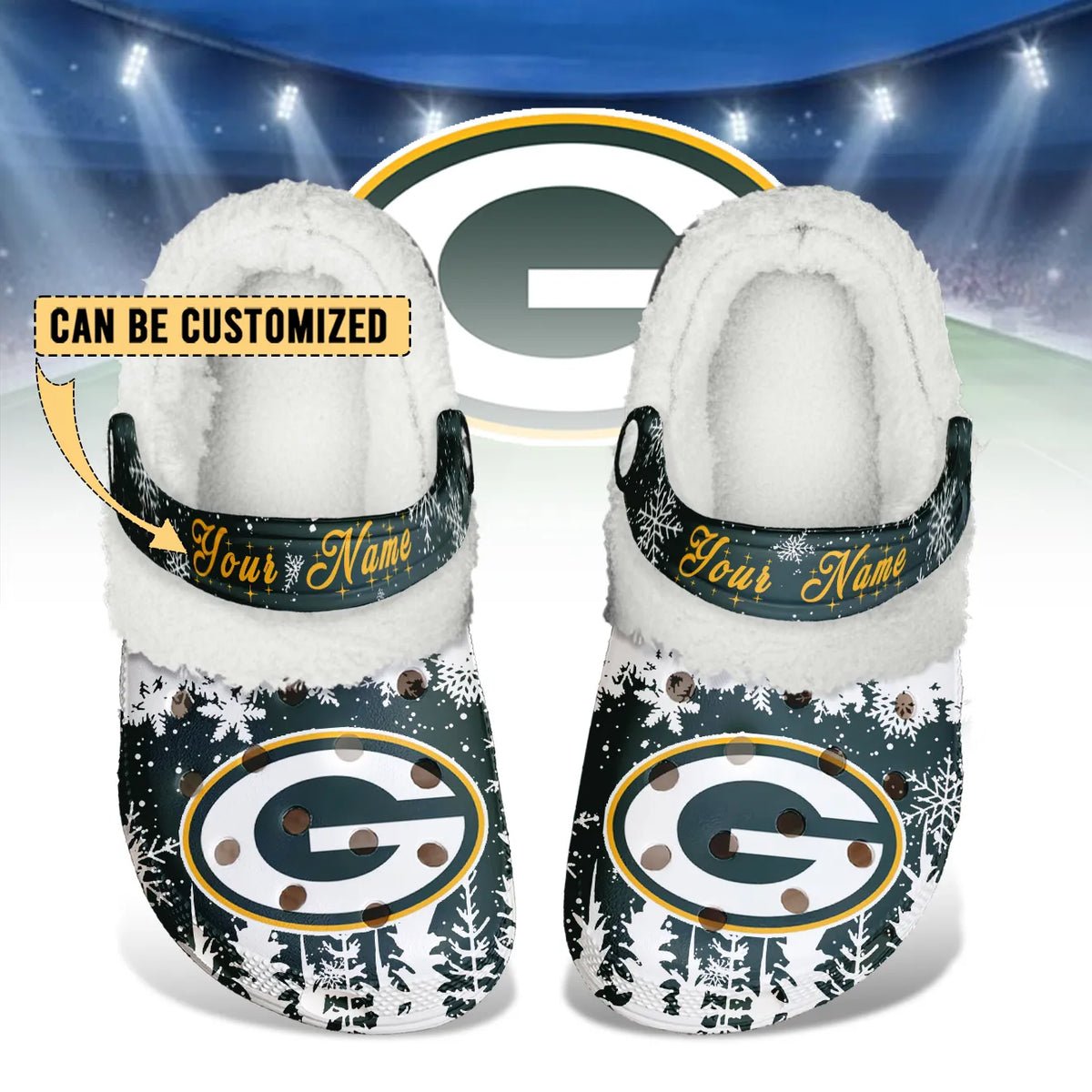 GB Fleece-Lined Clogs - Comfortable in Winter